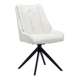 Chaise pivotante tissu  - WEBBER BLANC
