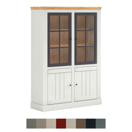 Vitrine 4 portes - Cosy blanc