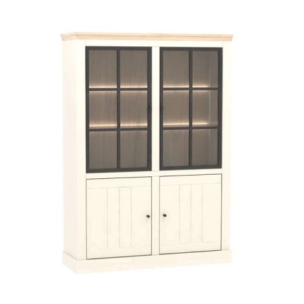 Vitrine 4 portes - Cosy vanille