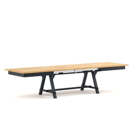 Table rectangle extensible - Cosy dépliée