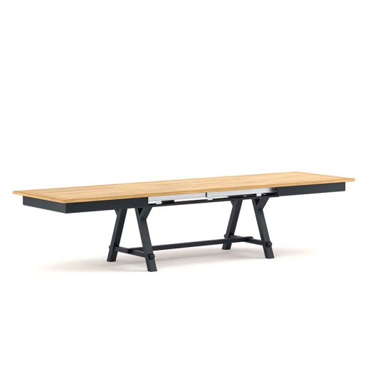 Table rectangle extensible - Cosy dépliée