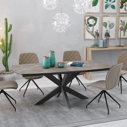 Table de repas extensible 200cm - PHOENIX ARGILE