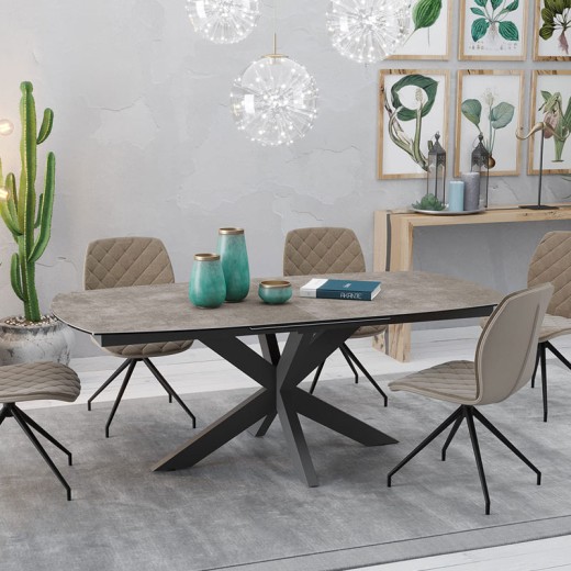 Table de repas extensible 200cm - PHOENIX ARGILE