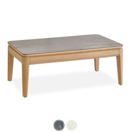 Table basse - Minérale brun