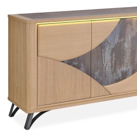 Buffet 4 portes - Riviera brun 2