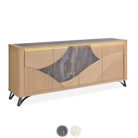 Buffet 4 portes - Riviera brun