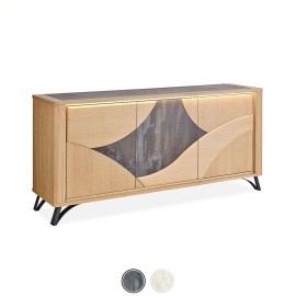 Buffet 3 portes - Riviera brun