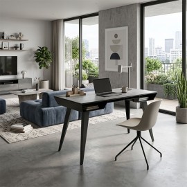 Bureau contemporain - Rafale silver