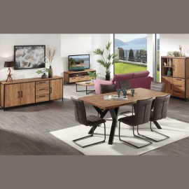 Meubles TV 150cm en teck ROSTER 2