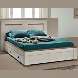 Lit tiroirs 2 personnes - Romance