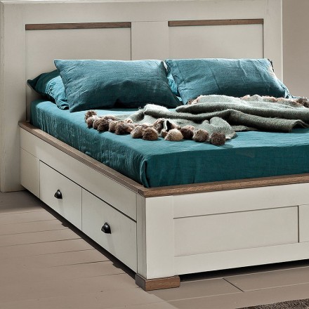 Lit tiroirs 2 personnes - Romance