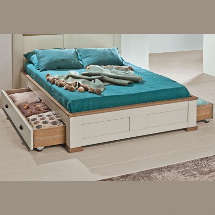 Lit tiroirs 2 personnes - Romance