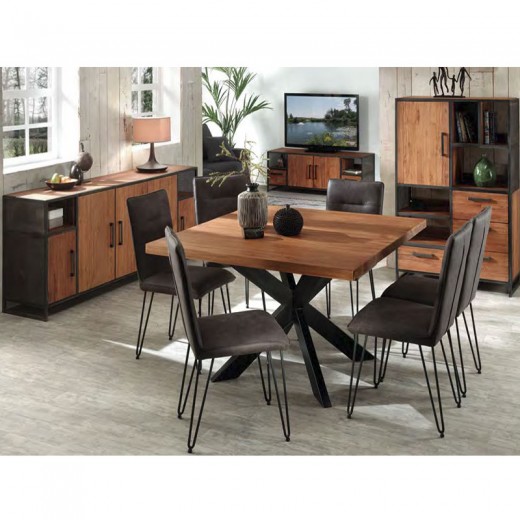 Buffet 3 portes teck Athena