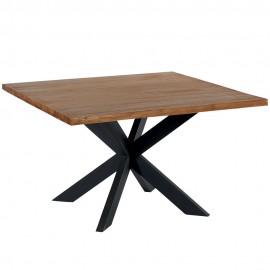 Table carrée teck Tulua
