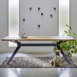 Table rectangulaire Brooks chêne massif 2