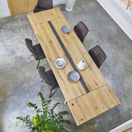 Allonge de table Brooks chêne massif