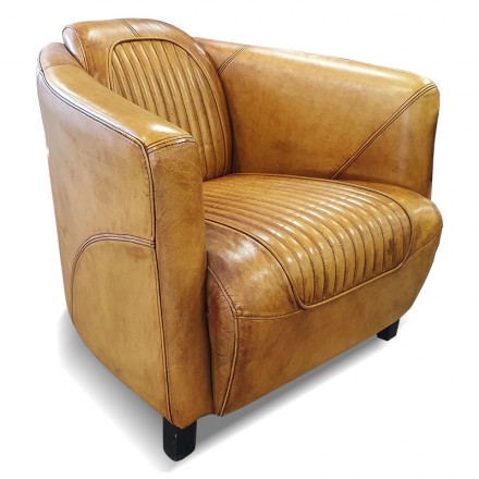 Fauteuil Rétro aviateur cuir