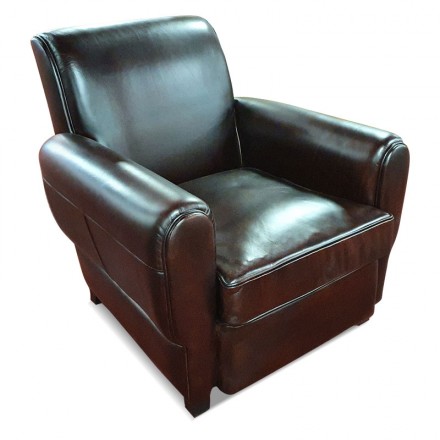 Fauteuil Rétro anglais cuir