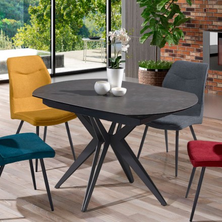 Table contemporaine extensible Nénuphar