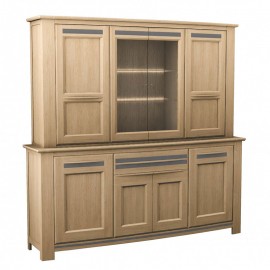 Vaisselier Malaga 8 portes 1 tiroir sable