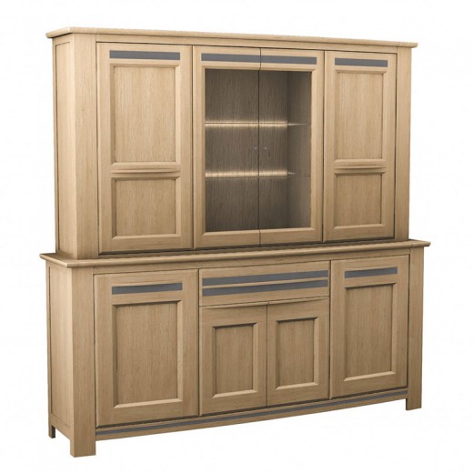 Vaisselier Malaga 8 portes 1 tiroir sable Vaisselier Malaga 8 portes 1 tiroir sable