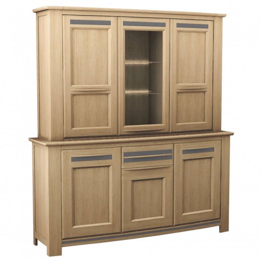 Vaisselier Malaga 6 portes 1 tiroir sable Vaisselier Malaga 6 portes 1 tiroir sable