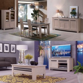 Buffet Malaga 4 portes 1 tiroir naturel 2