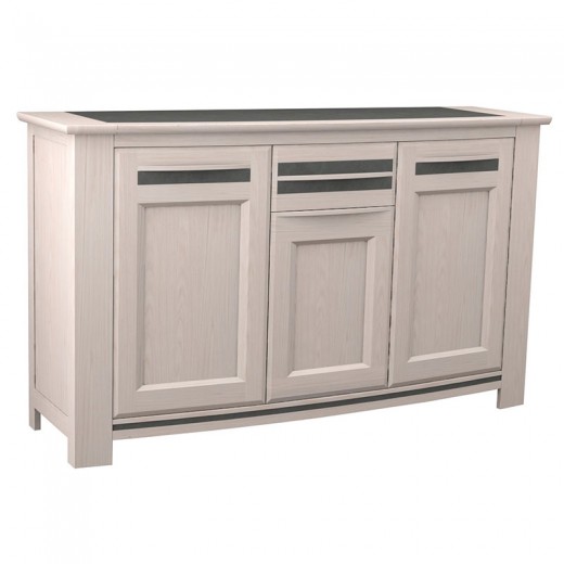 Buffet Malaga 3 portes 1 tiroir naturel petit Buffet Malaga 3 portes 1 tiroir naturel petit