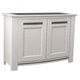 Meuble Malaga 2 portes blanchi