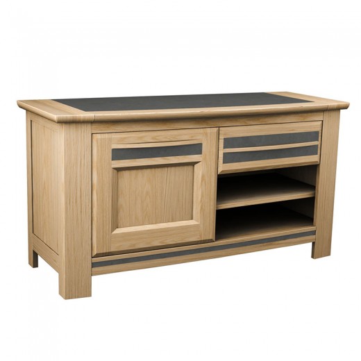 Meuble TV Malaga 1 porte 1 tiroir sable