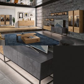 Buffet bas Lounge 1 portes 4 tiroirs 2