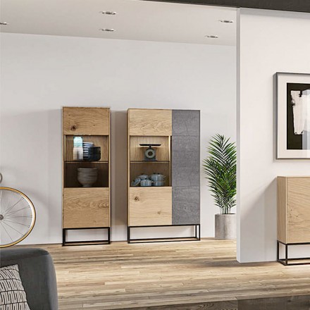 Colonne vitrée Lounge 1 porte