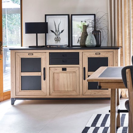 Buffet Indus 3 portes 1 tiroir