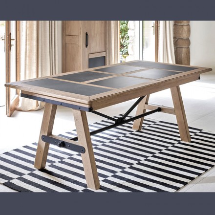 Table rectangle céramique extensible Indus