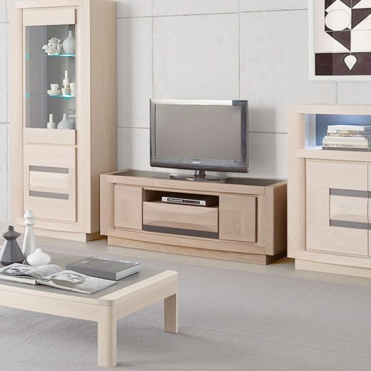 Meuble TV Marina 2 portes 1 tiroir Meuble TV Marina 2 portes 1 tiroir