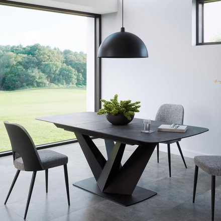 Table extensible céramique concept 2