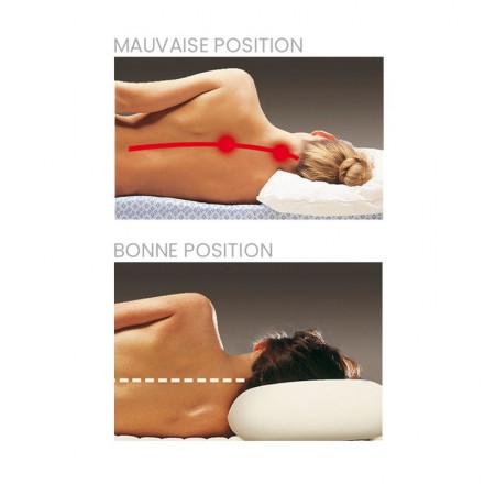 Oreiller mémoire de forme - MEMOTRADI