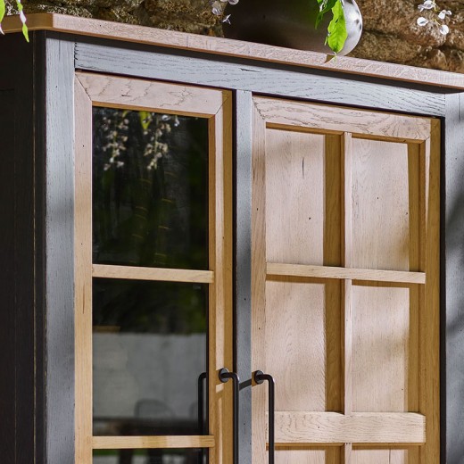 Vitrine 2 portes/2 tiroirs - Odyssée détail