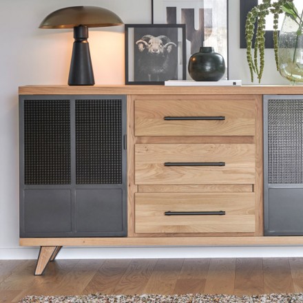 Buffet 4 portes 1 tiroir - GALLERY détail