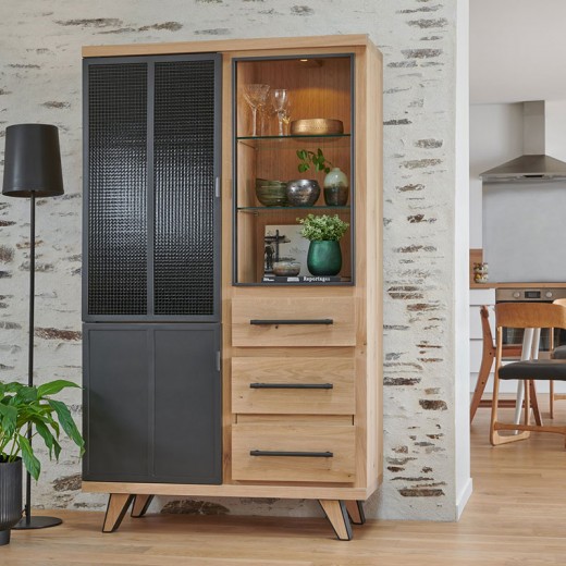 Vitrine 3 portes 1tiroir - GALLERY Vitrine 3 portes 1tiroir - GALLERY