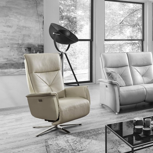 Fauteuil relax électrique pivotant - CAMELEON