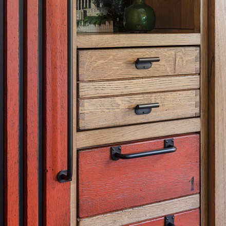 Colonne d'entrée 2 portes 1 tiroir - CARGO DETAILS