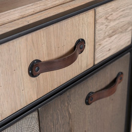 Buffet 3 portes 2 tiroirs - PATCHWORK DETAILS