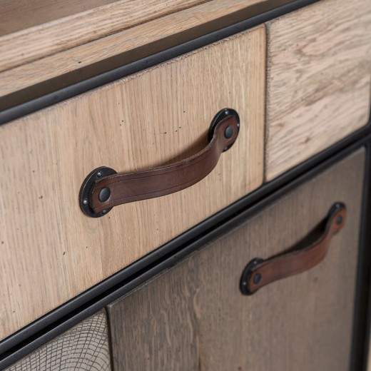 Buffet 3 portes 2 tiroirs - PATCHWORK DETAILS