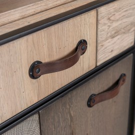 Vitrine 3 portes 1 tiroir - PATCHWORK 2
