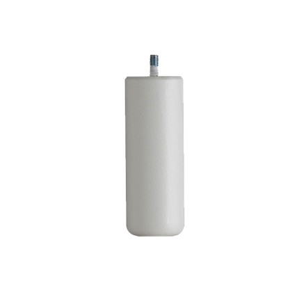 Jeu de 4 pieds cylindriques h15 - Blanc