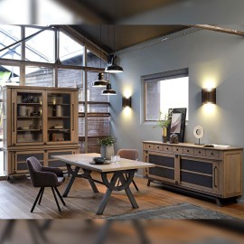 Buffet 2 portes coulissantes - 2 tiroirs - PASSERELLE 2