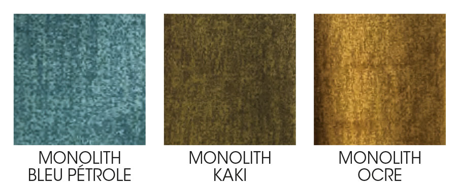 Nuancier tissu Monolith